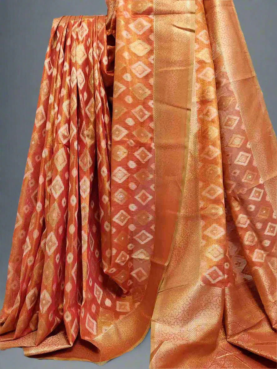 Pure Tissue Silk Ikkat Saree