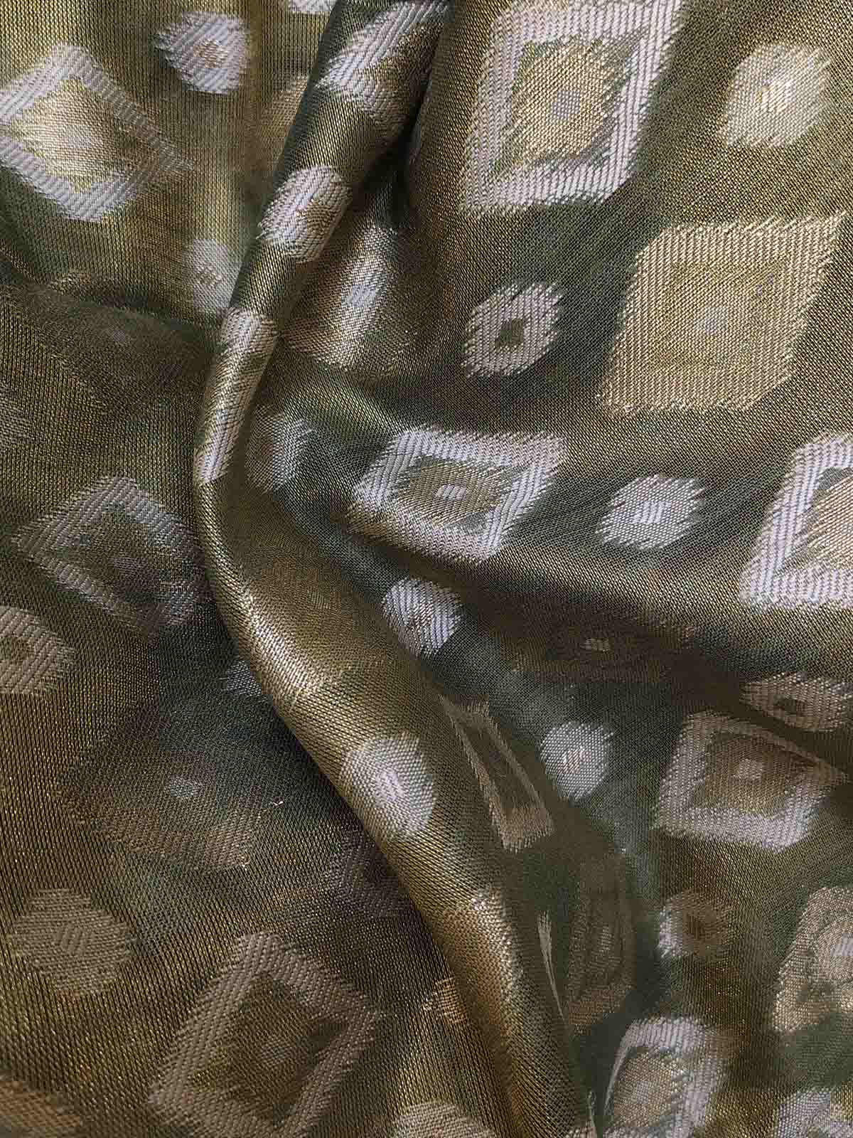 Pure Tissue Silk Ikkat Saree