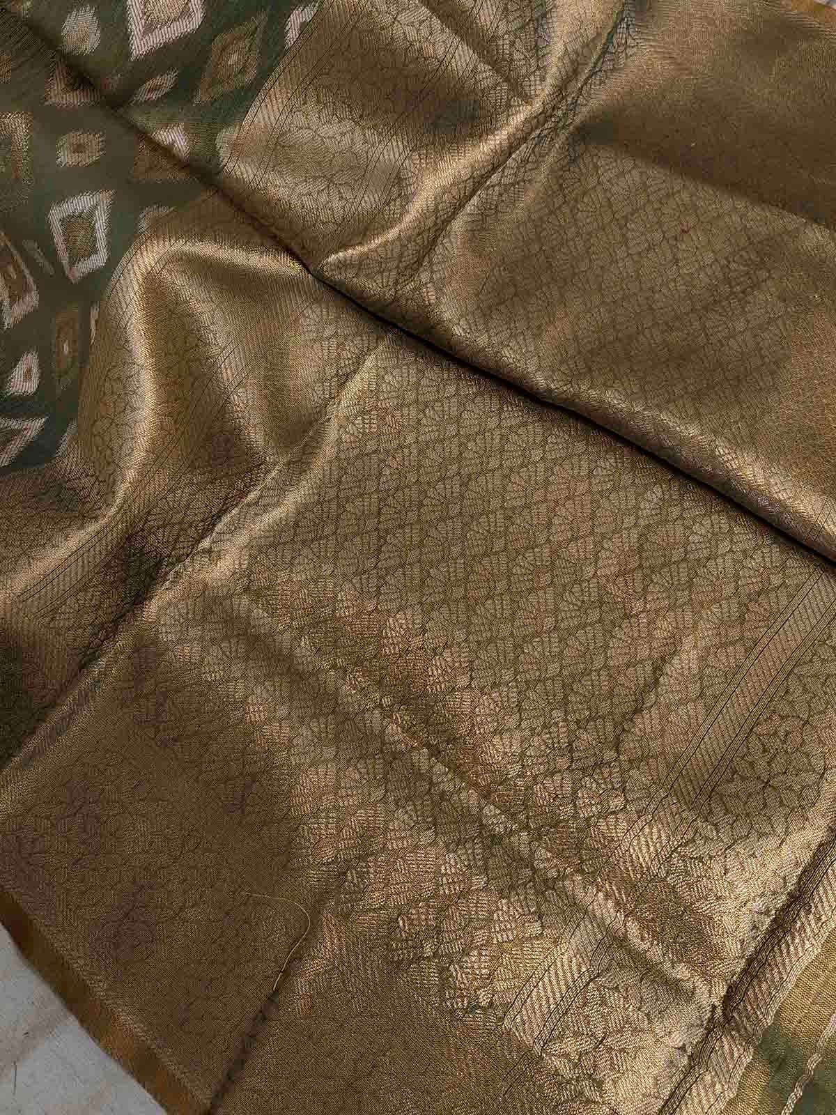 Pure Tissue Silk Ikkat Saree