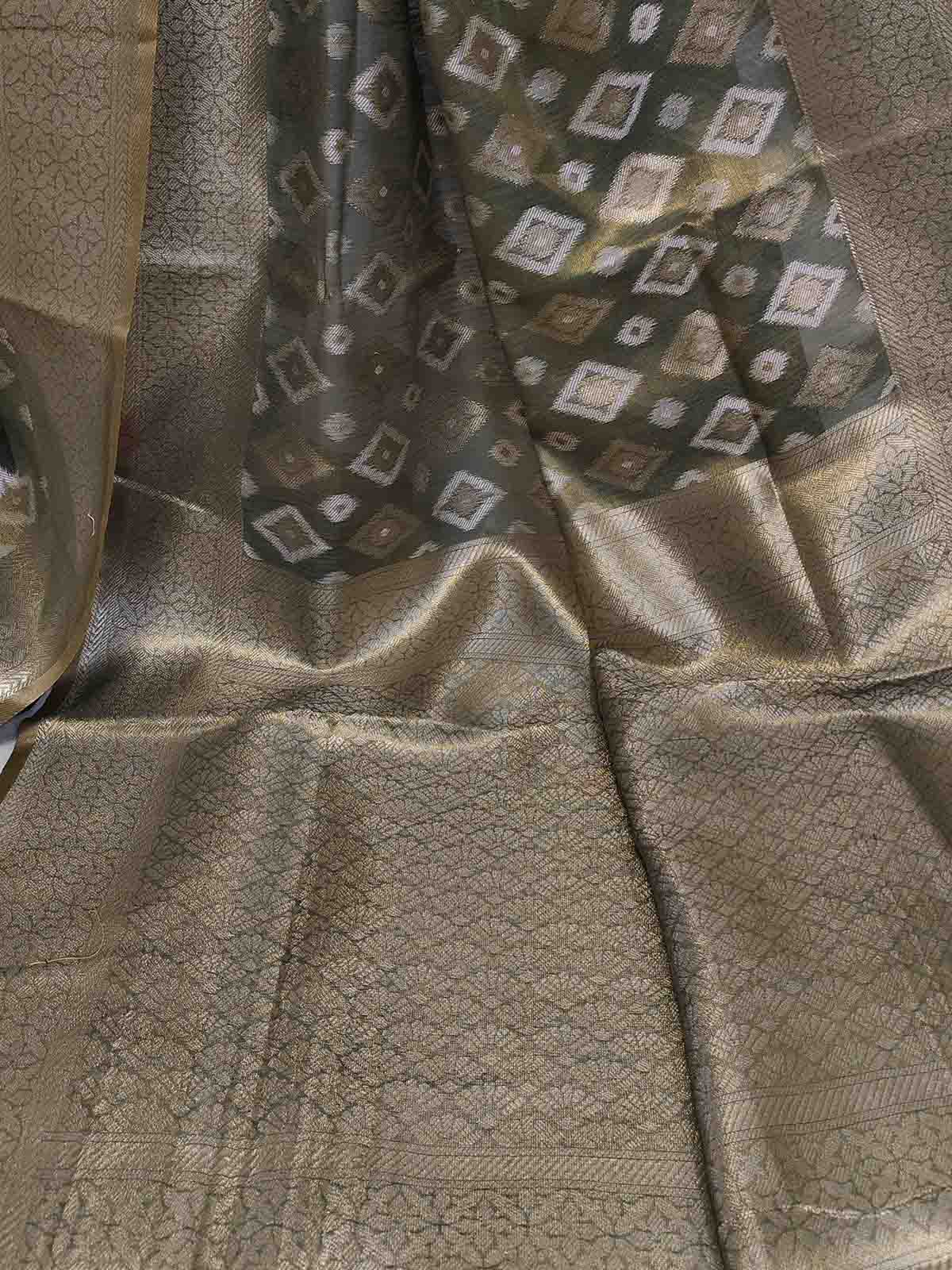 Pure Tissue Silk Ikkat Saree