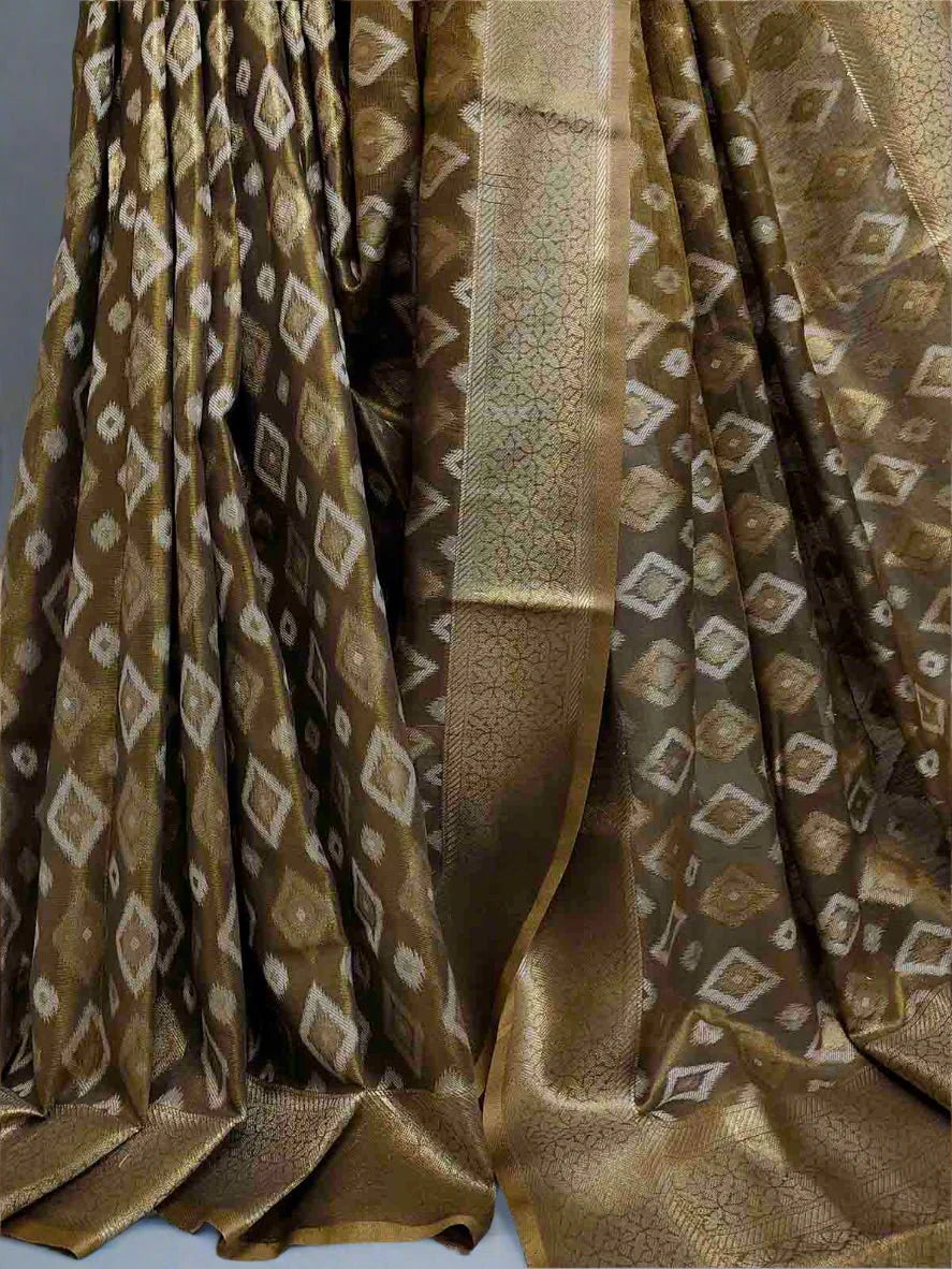 Pure Tissue Silk Ikkat Saree