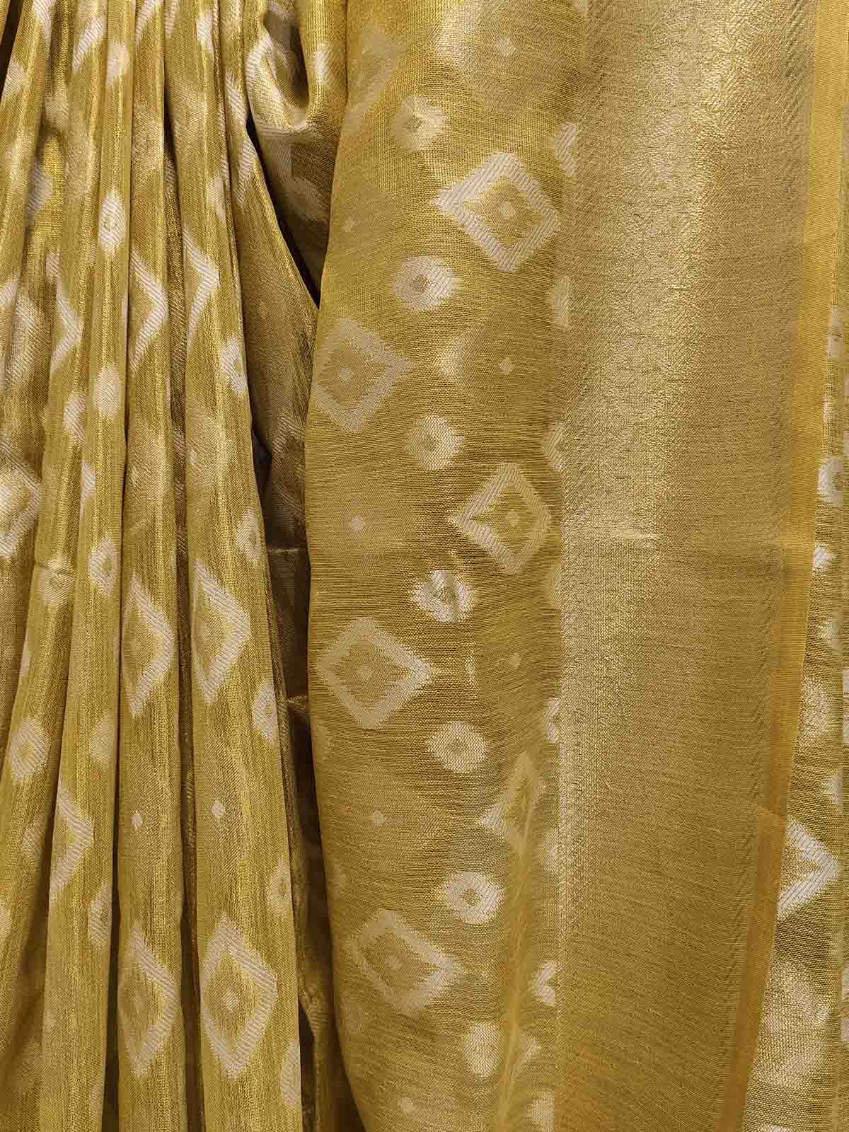 Pure Tissue Silk Ikkat Saree