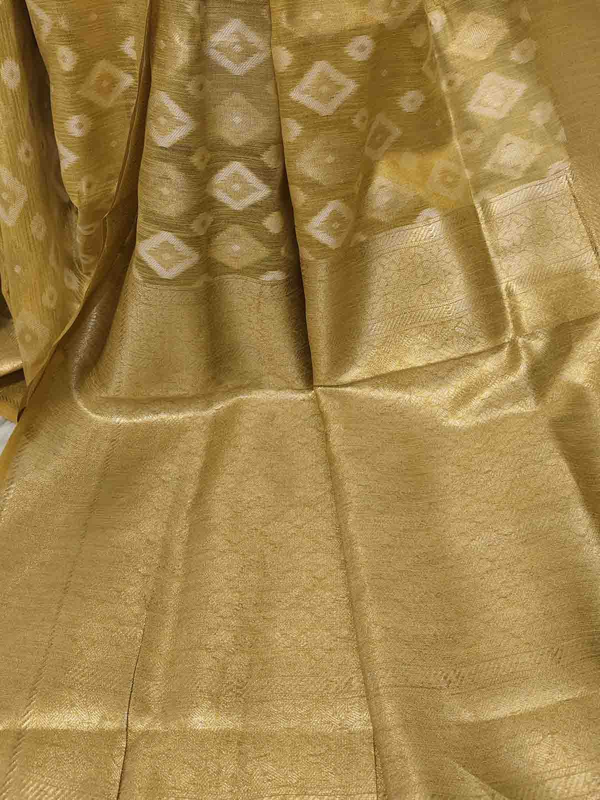 Pure Tissue Silk Ikkat Saree