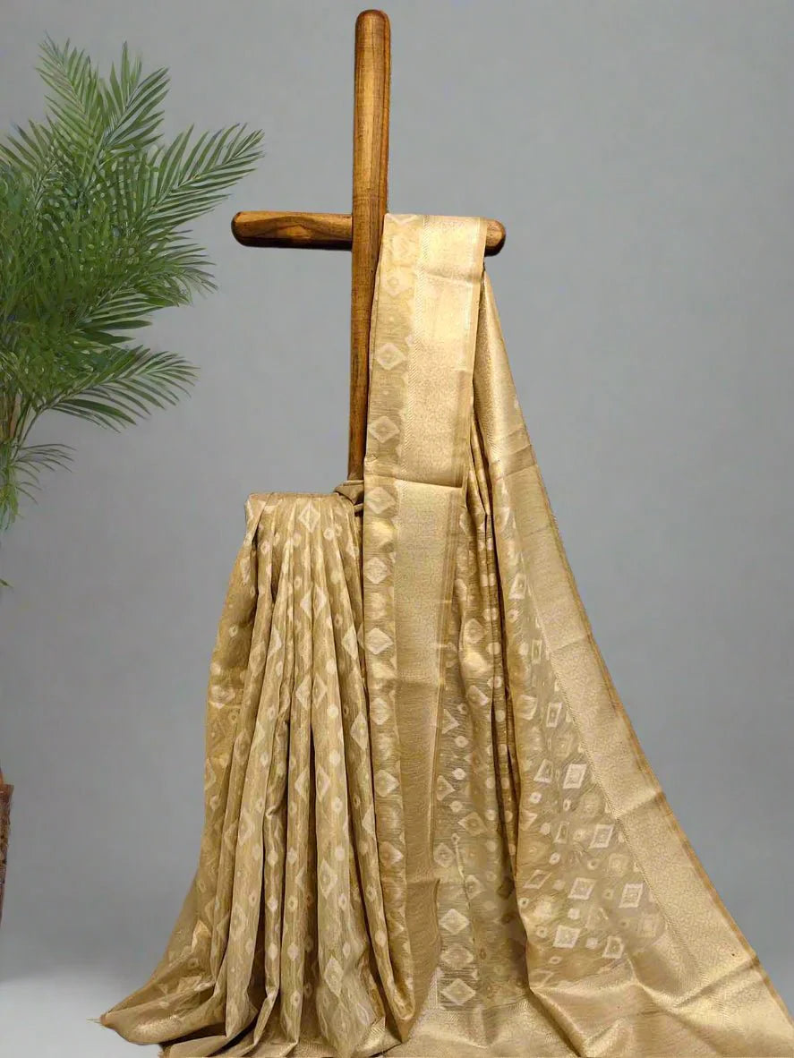 Pure Tissue Silk Ikkat Saree