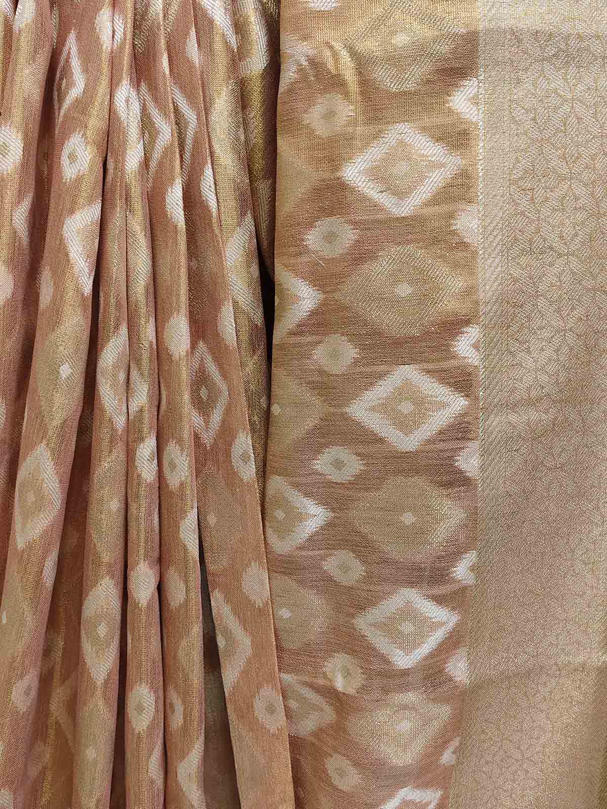 Pure Tissue Silk Ikkat Saree