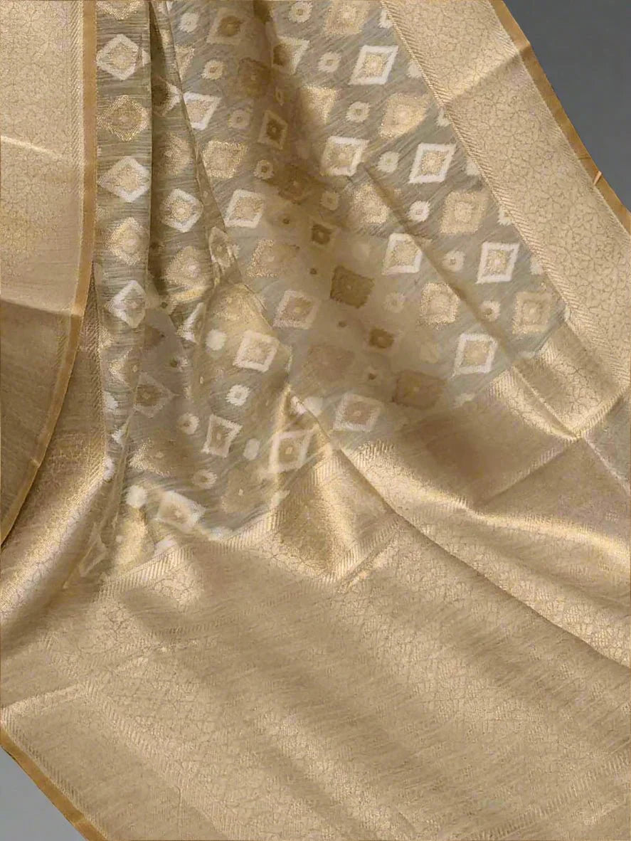 Pure Tissue Silk Ikkat Saree