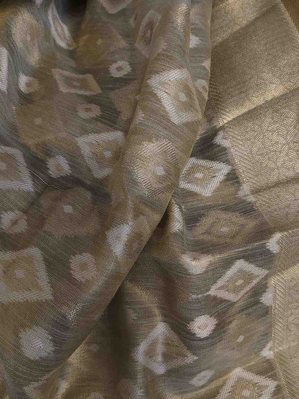 Pure Tissue Silk Ikkat Saree