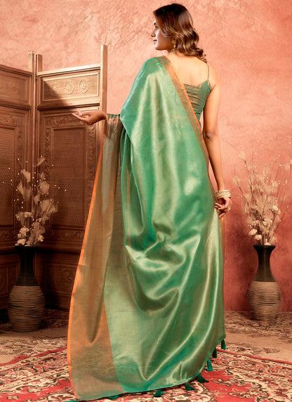Mul Tissue Silk Saree