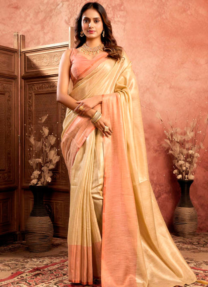 Mul Tissue Silk Saree