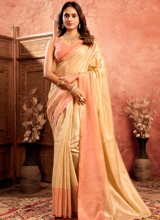 Mul Tissue Silk Saree
