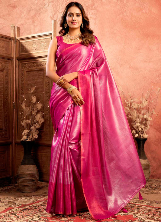 Mul Tissue Silk Saree