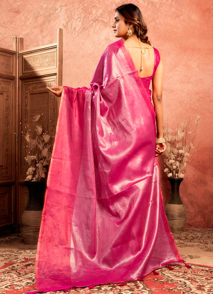 Mul Tissue Silk Saree