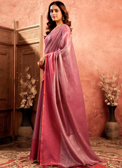 Mul Tissue Silk Saree