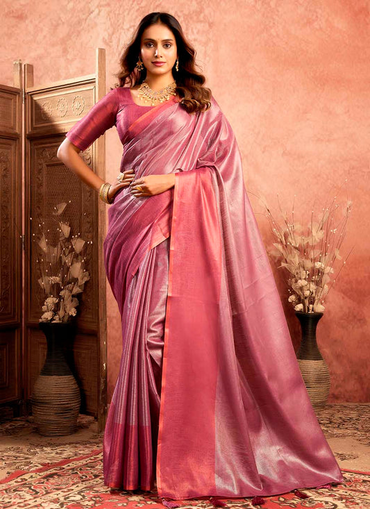 Mul Tissue Silk Saree