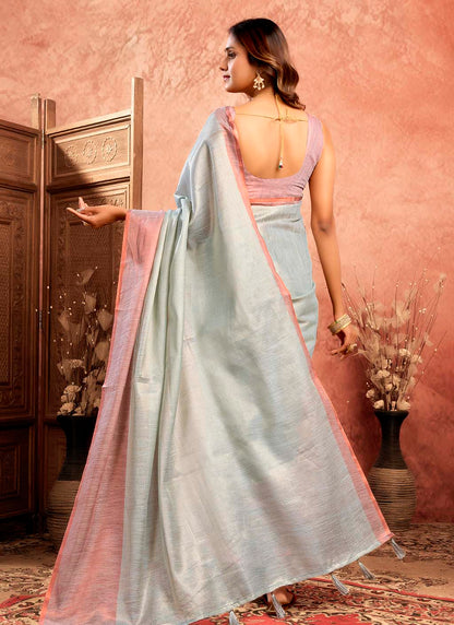 Mul Tissue Silk Saree