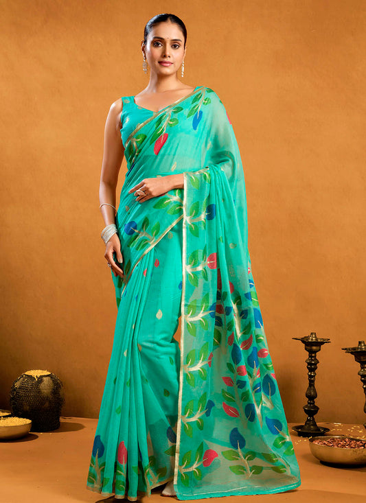 Pure Cotton Jamdani Saree