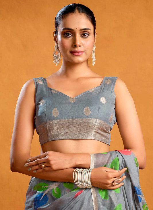 Pure Cotton Jamdani Saree