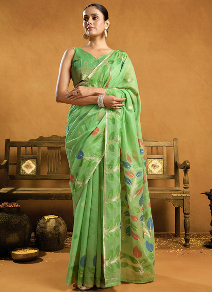 Pure Cotton Jamdani Saree