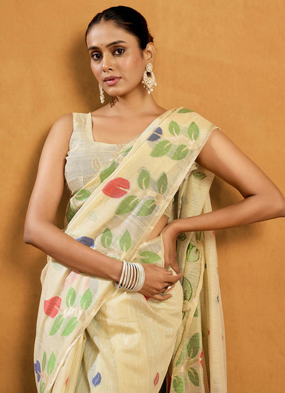 Pure Cotton Jamdani Saree