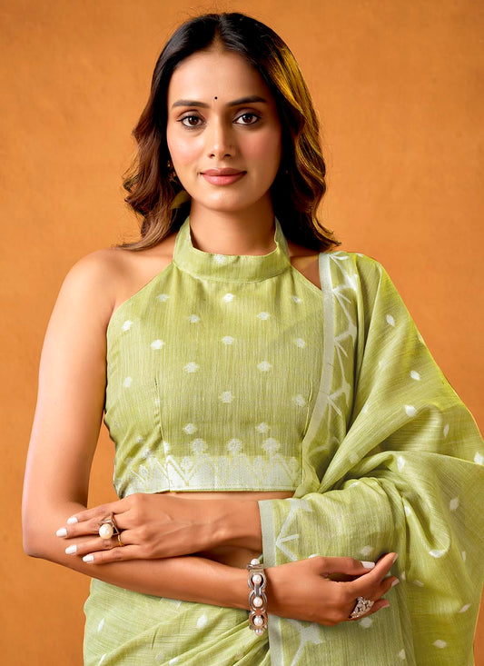 Pure Linen Saree