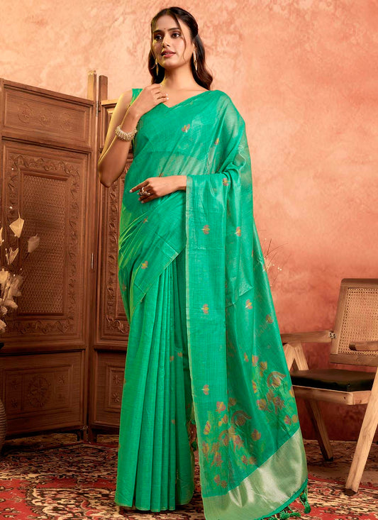 Muga Cotton Saree