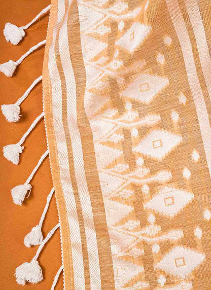 Pure Linen Saree