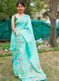Pure Linen Jamdani Saree