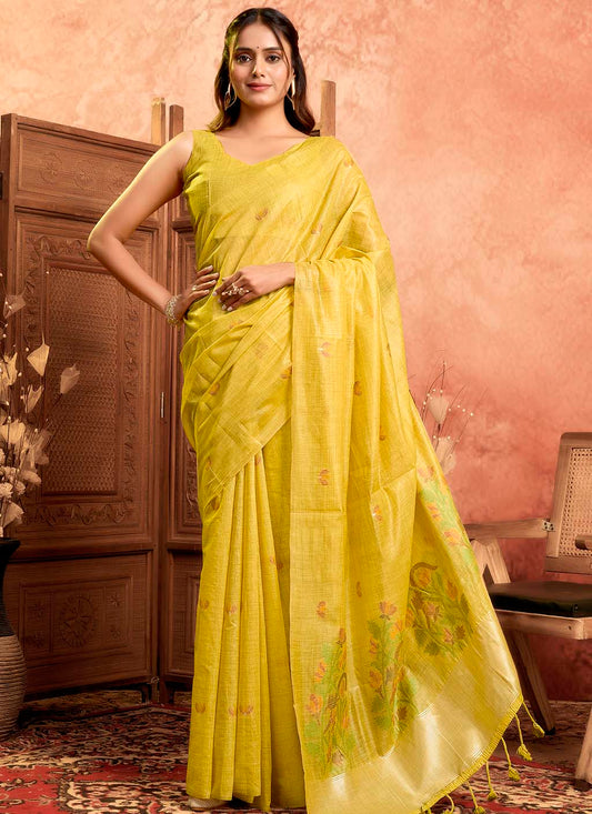 Muga Cotton Saree
