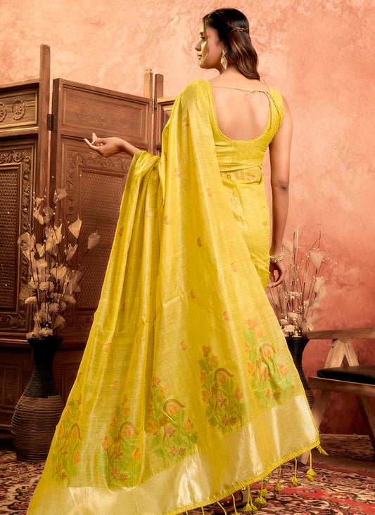 Muga Cotton Saree