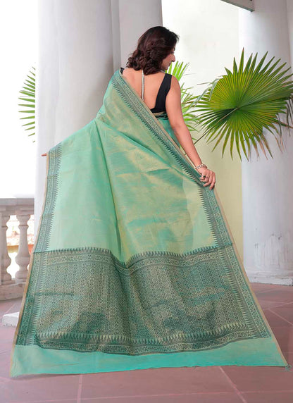 Linen Tissue Silk Saree