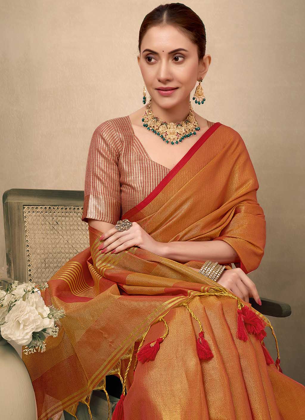 Raga Tissue Silk Saree