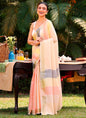 Linen Silk Stripe Saree