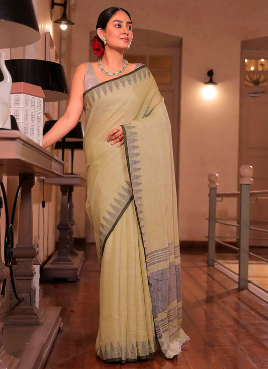 Pure Linen Saree