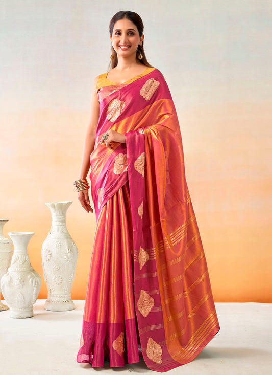 Mul Tissue Silk Saree