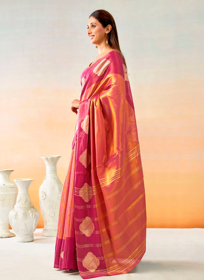 Mul Tissue Silk Saree