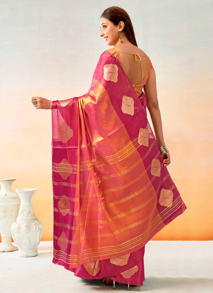 Mul Tissue Silk Saree