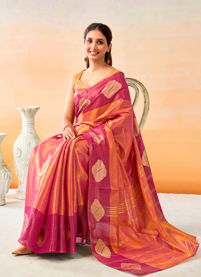 Mul Tissue Silk Saree