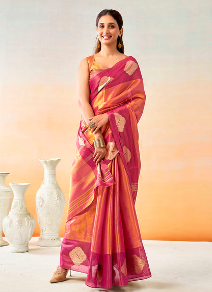 Mul Tissue Silk Saree