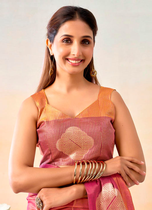 Mul Tissue Silk Saree