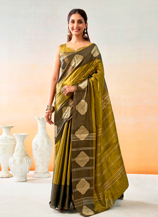 Mul Tissue Silk Saree