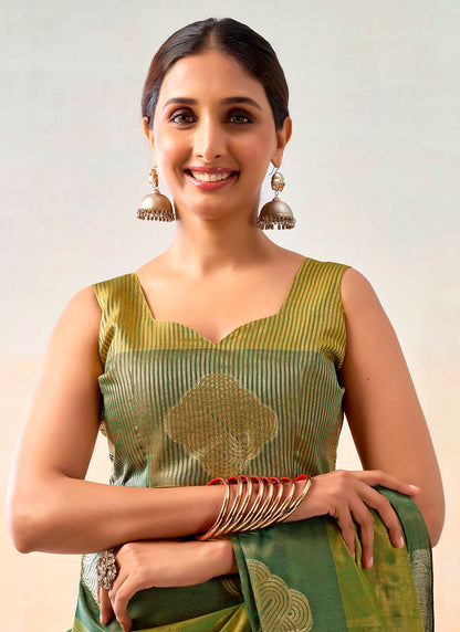 Mul Tissue Silk Saree