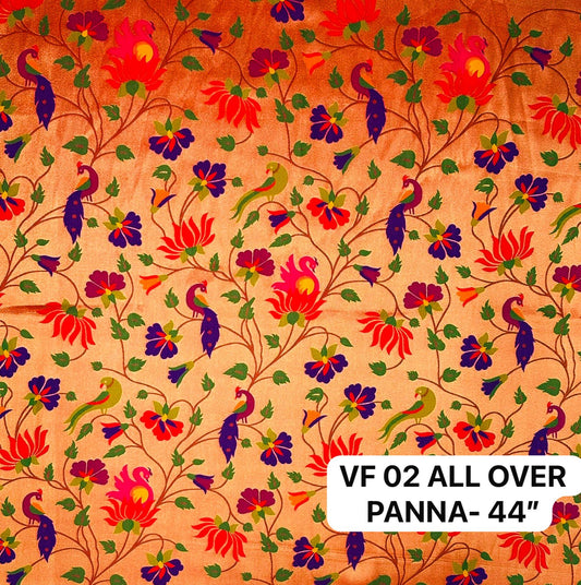 Paithani Silk All Over Fabric