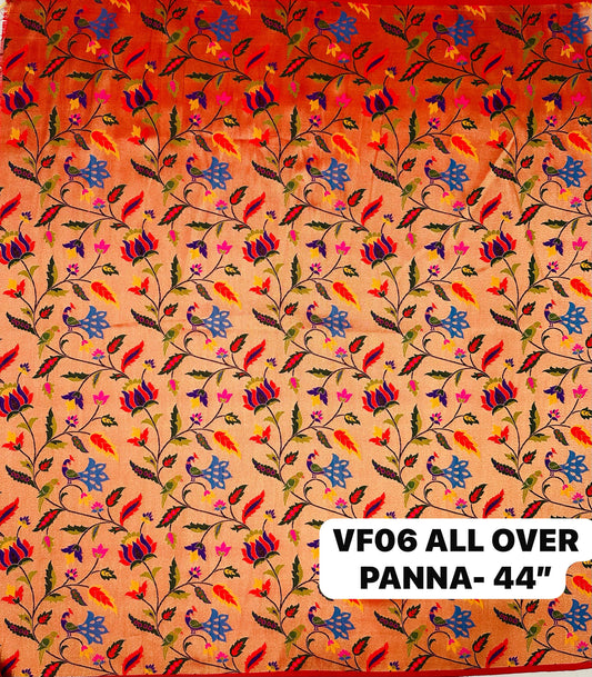 Paithani Silk All Over Fabric