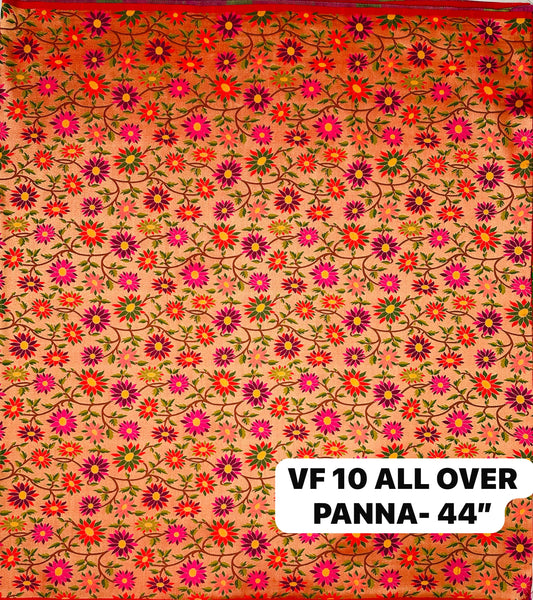 Paithani Silk All Over Fabric