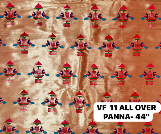 Paithani Silk All Over Fabric