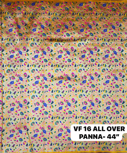 Paithani Silk All Over Fabric