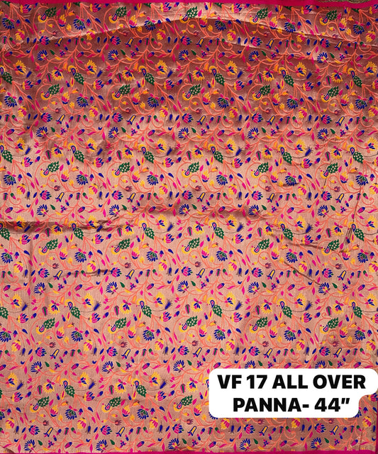 Paithani Silk All Over Fabric