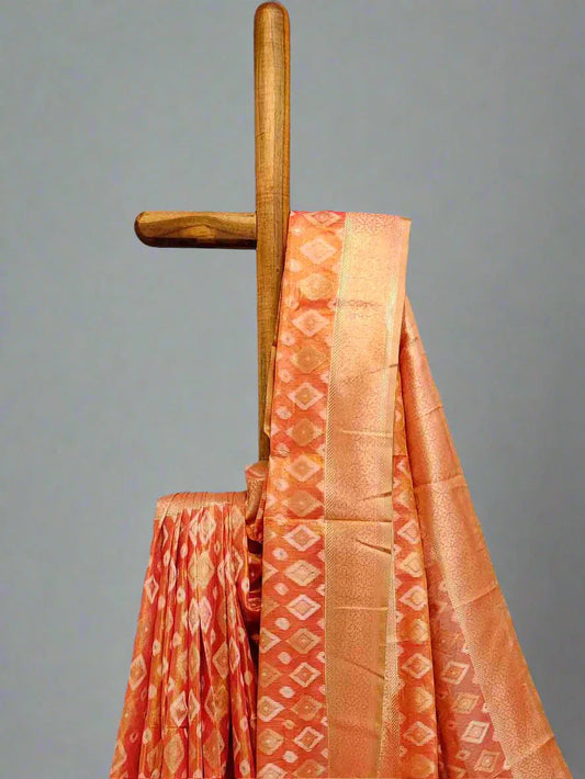 Pure Tissue Silk Ikkat Saree