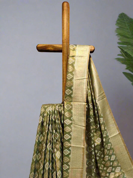 Pure Tissue Silk Ikkat Saree