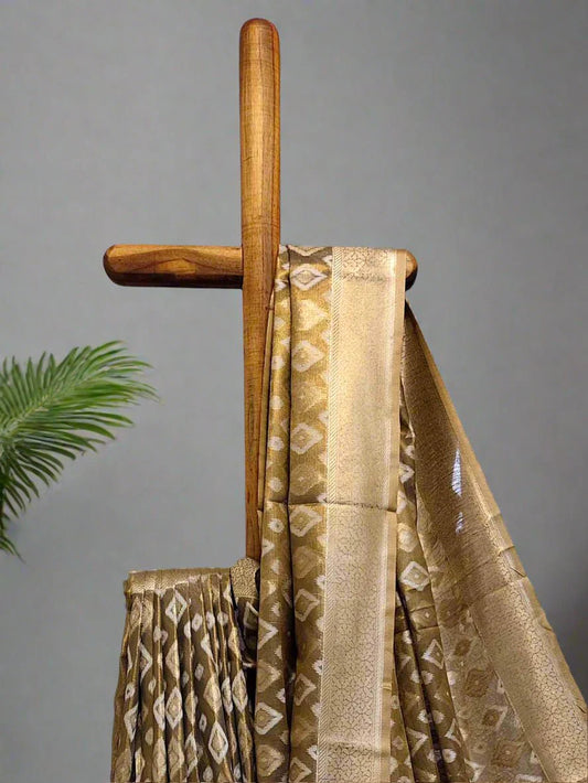 Pure Tissue Silk Ikkat Saree
